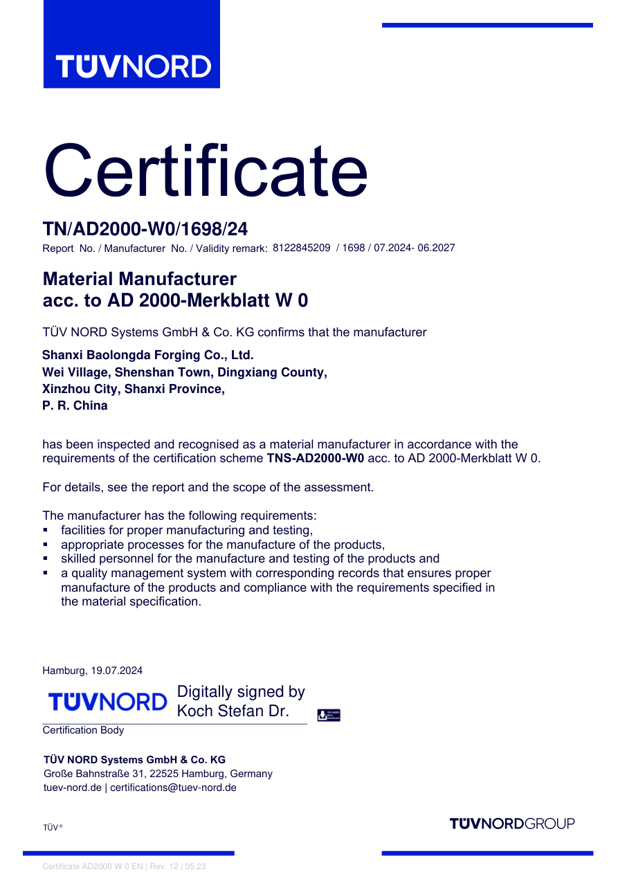 Preview of AD 2000 certificate